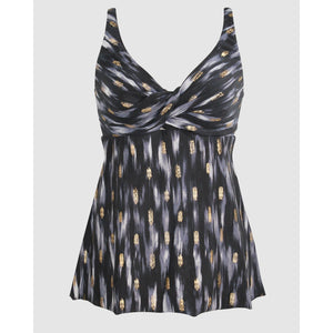 Bronze Reign Ayla V Neck Underwired Tankini Top - Style Gallery