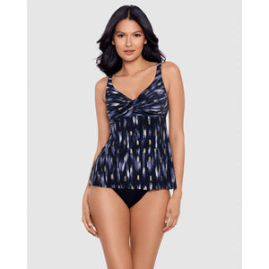 Bronze Reign Ayla V Neck Underwired Tankini Top - Style Gallery