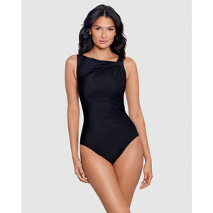 Avra Underwired High Neck One Piece Shaping Swimsuit