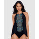 Precioso Peephole DD Cup Loose Fit Underwired Tankini Top - Style Gallery