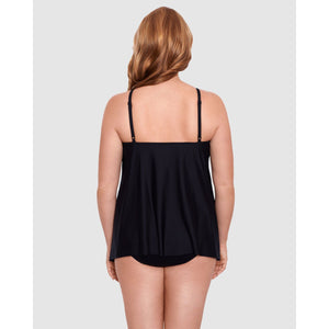 Precioso Peephole Loose Fit Plus Size Tankini Top - Style Gallery