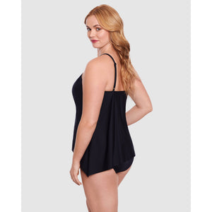 Precioso Peephole Loose Fit Plus Size Tankini Top - Style Gallery