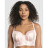 Charlotte Lightly Padded Wired Longline Bra-Petal Pink Dot