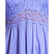 Long Sleeveless Lace & Nylon Nightgown