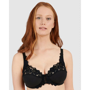 Coton d'Arum Organic Cotton Underwire Bra-Black