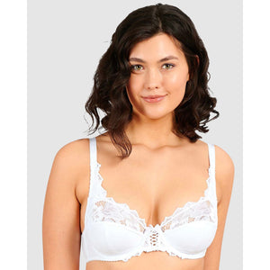 Coton d'Arum Organic Cotton Underwire Bra-White