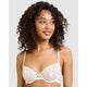 Divine Unlined Wired Lace Balconette Bra - Style Gallery