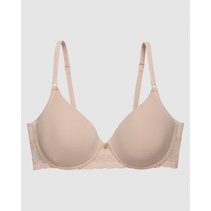 Bliss Perfection Smooth Wired T-Shirt Bra Cafe