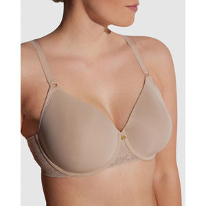 Bliss Perfection Smooth Wired T-Shirt Bra Cafe