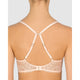 Cherry Blossom Convertible-to-Racerback Lace Plunge Bra Cameo Rose