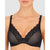 Beyond Wired Convertible-to-Racerback Lightly-Padded Lace Bra Black/Cafe