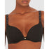 Pure Luxe Smooth Push Up Plunge Bra Black