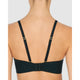 Minimal Lightly-Padded Convertible-to-Strapless Bra Black