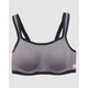 Yogi Padded Underwired High Impact Sports Bra Black/Grey