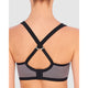 Yogi Padded Underwired High Impact Sports Bra Black/Grey