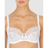 Statement Supportive Full Figure Wired Lace Bra White