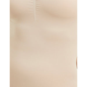 No Side Show Foam Cup Shaping Bodysuit-Warm Beige