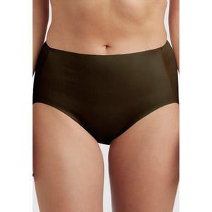 Light Shaping High Waist Everyday Shapewear Brief-Black/Warm Beige (Pack of 2)