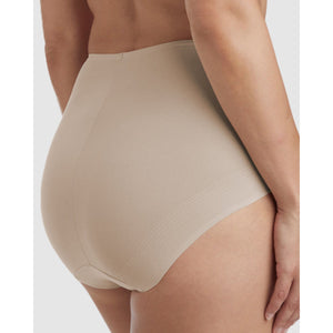 Light Shaping High Waist Everyday Shapewear Brief-Black/Warm Beige (Pack of 2)