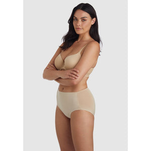 Light Shaping High Waist Everyday Shapewear Brief-Warm Beige/Warm Beige (Pack of 2)