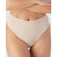 Light Shaping High Waist Everyday Shapewear Thong-Warm Beige