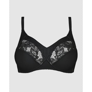 Coton d'Arum Wirefree Organic Cotton Bra-Black