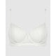 The Friday Recycled Lace Lined Underwire Bra-Ecru