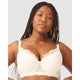 The Friday Recycled Lace Lined Underwire Bra-Ecru