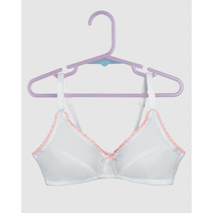 My First Bra Pure Cotton & Lace Bra 2 Packs