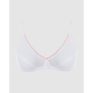 My First Bra Pure Cotton & Lace Bra Single