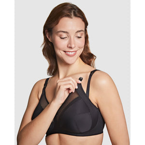 Charlotte Supportive Cotton-Lined Full Bust Nursing Bra