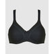 Wirefree Ribbed Pure Cotton Bra - Style Gallery