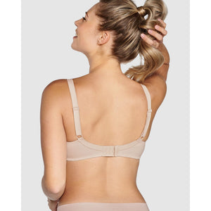 Wirefree Ribbed Pure Cotton Bra - Style Gallery