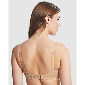 Georgia Wirefree T-Shirt Style Mastectomy Bra with Cotton & Lace