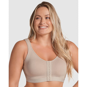 All-in-One Cotton Posture Corrector Wireless Front Open Bra - Style Gallery