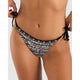 Cacaovoil Blika Tie Side High Cut Bikini Bottom with Jewellery