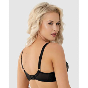 Abbi Wired Padded Large Cup Bra with Lace