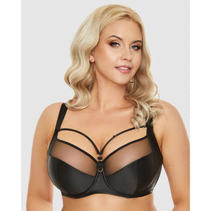 Clarisse Strappy Large Cup Wired Bra with Side Support