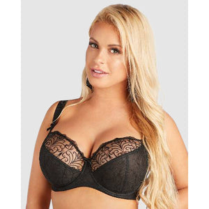 Sonata Unlined Embroidered Large Cup Wired Bra