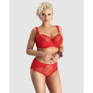 Sonata Unlined Embroidered Large Cup Wired Bra