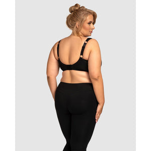 Crop Top Style Full Bust Wirefree Sports Bra