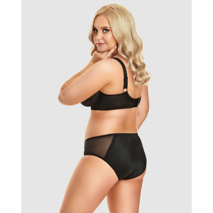 Selena Microfibre Full Cut Brief with Embroidery