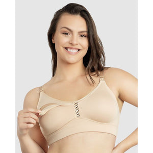 Erika Seamless Wirefree Nursing Bra-Bare