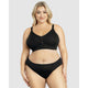 Erika Seamless Wirefree Nursing Bra-Black