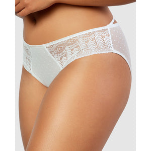 Mia Sheer Mesh & Lace Hipster Brief