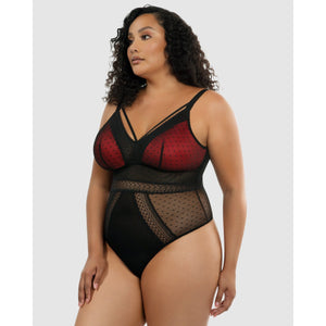 Mia Dot Wireless Thong Bodysuit