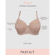 Pearl Wired Unlined Full Bust Bra With Embroidery - Style Gallery