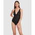 Viscose & Sheer Lace Lingerie Bodysuit