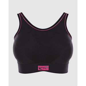 Impact Free 100% Cotton High Neck Wirefree Sport Bra