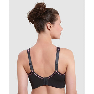 Impact Free 100% Cotton High Neck Wirefree Sport Bra